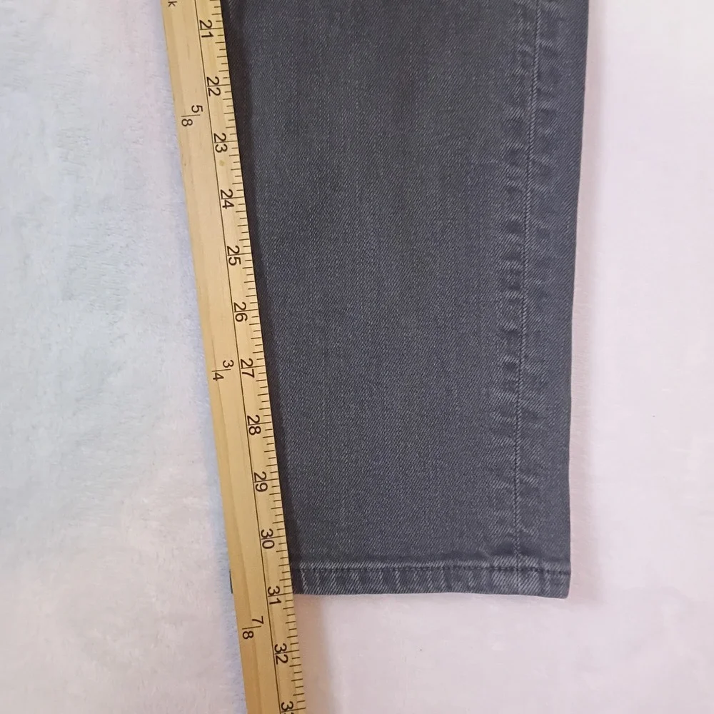 American Eagle Athletic Fit Jeans Mens 30x34 Charcoal Gray Stretch Denim